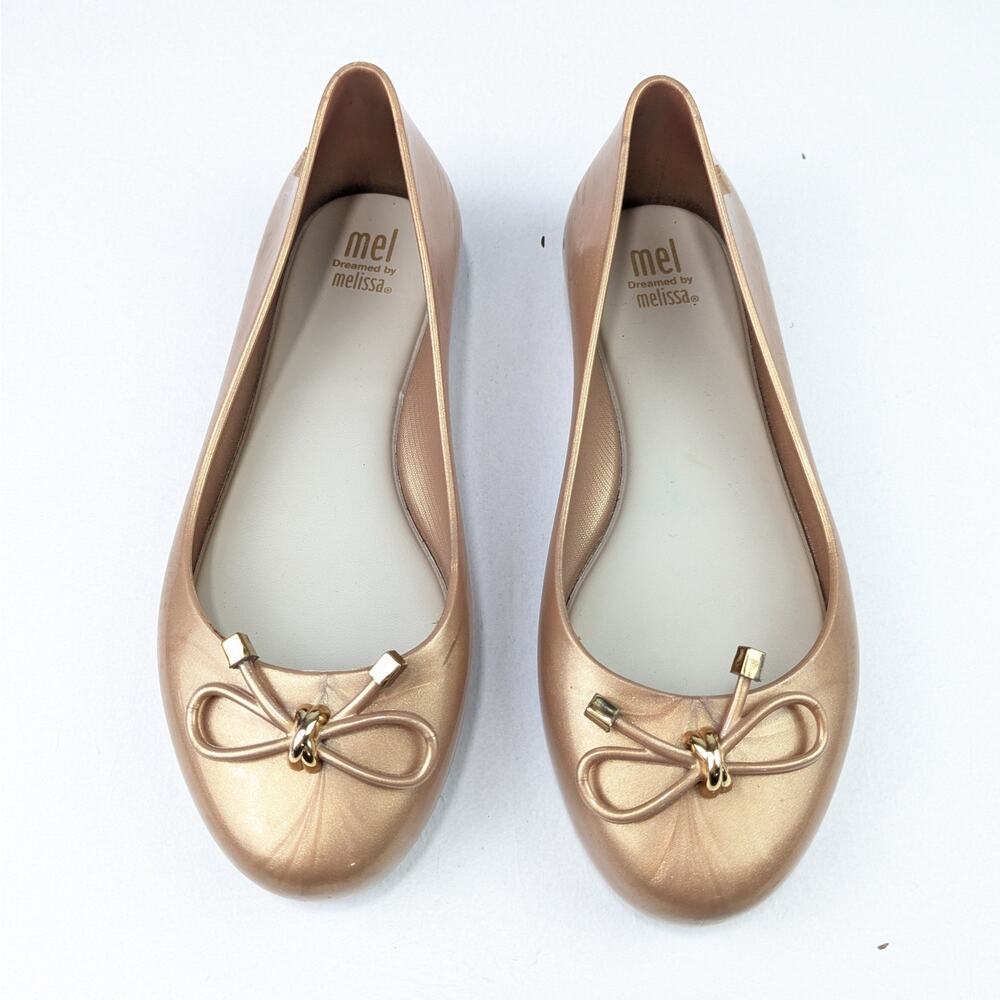 Mel by Melissa Gold Ballet Flats